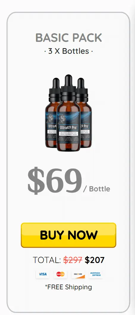 UltraK9 Pro 1 Bottle